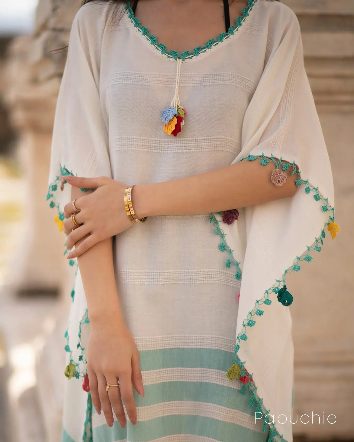 Poncho Bamboe (kleur opties) Papuchie