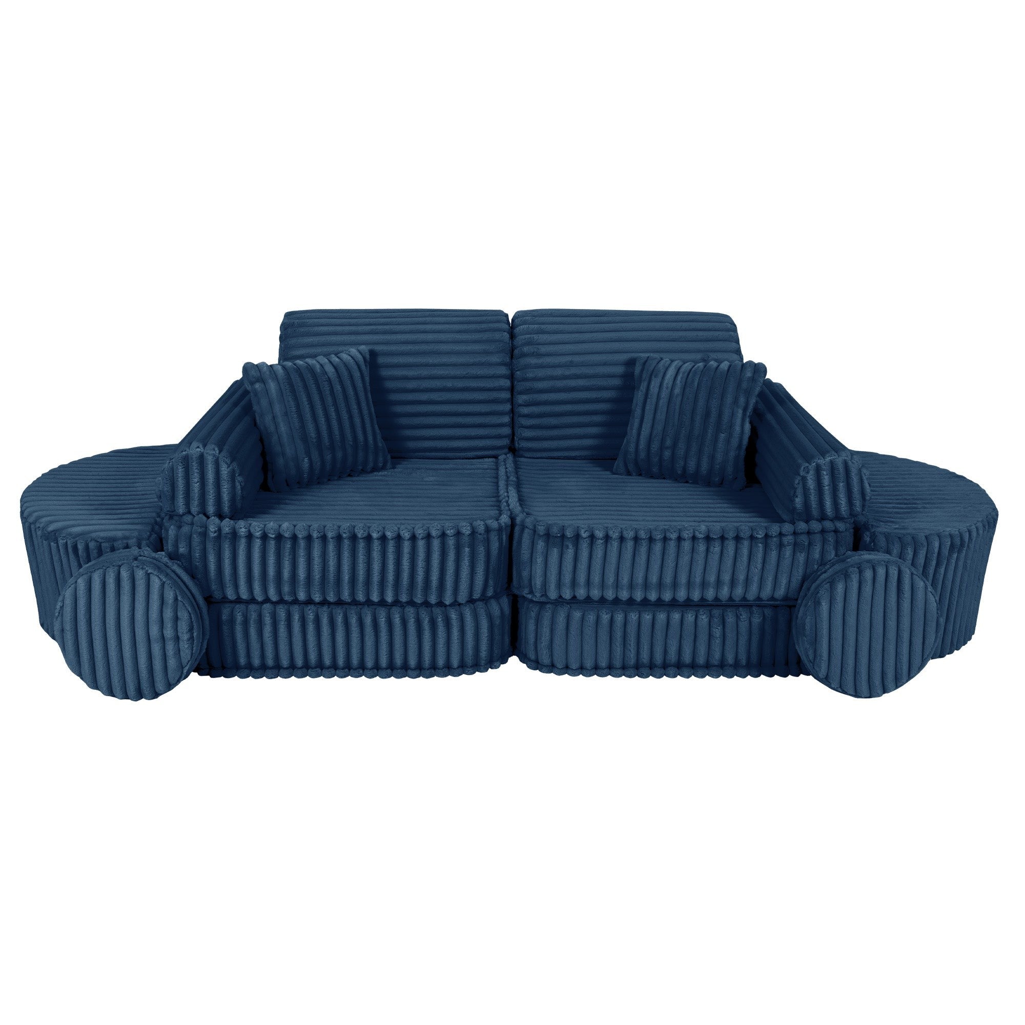 Medium Modular Sofa for Kids - Churros Blue Plus